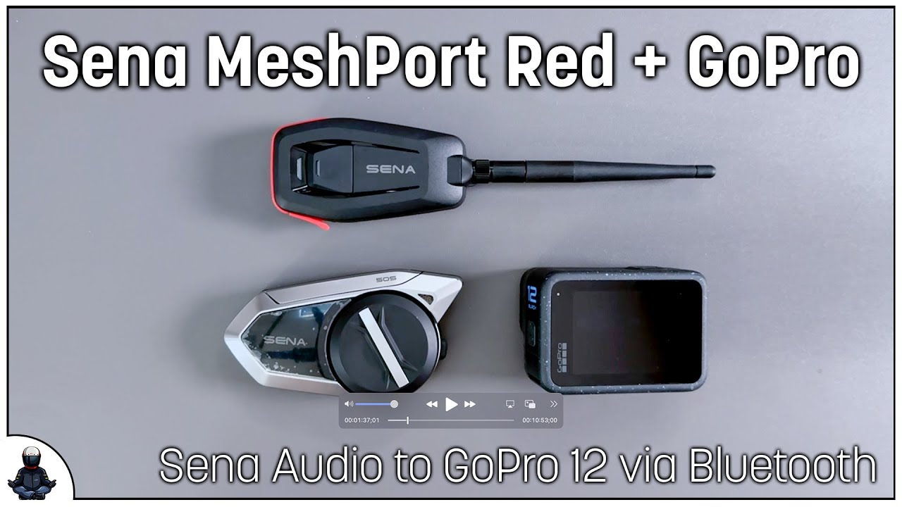 GoPro 12 Bluetooth audio from Sena via the MeshPort Red - Part 1 The solo test