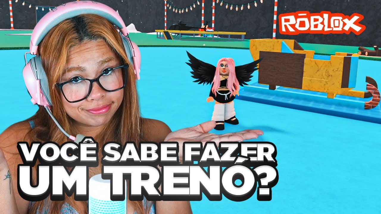 A CORRIDA DE TRENÓ DEU RUIM NO ROBLOX