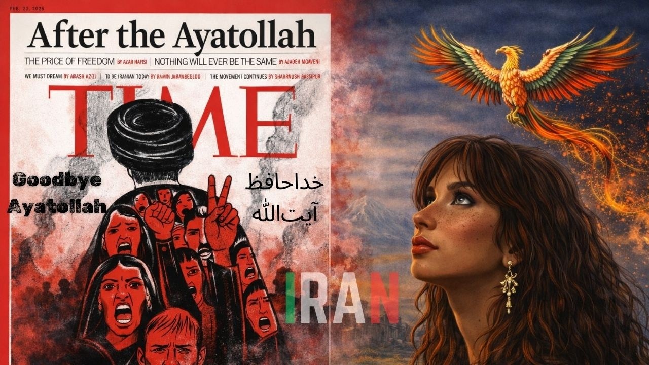 Goodbye Ayatollah | TIME Magazine | Free Iran | Stand With Iran | مجله تایمز خداحافظ آیت‌الله