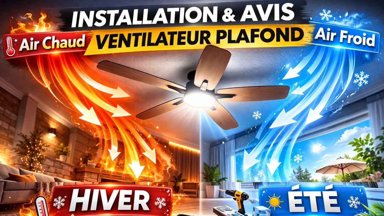 Comment Installer un Ventilateur Plafond ? Tutoriel + Test et Avis