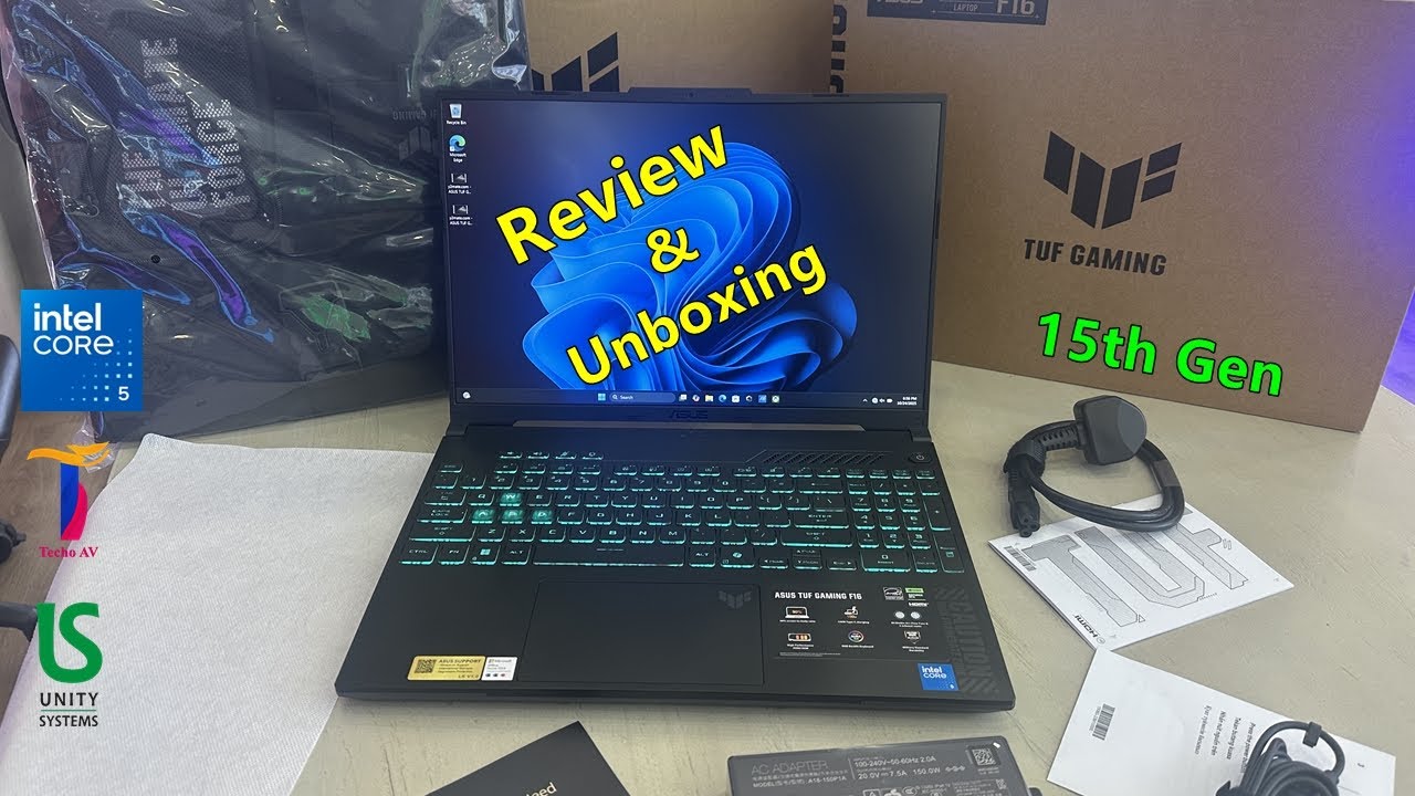 Распаковка и обзор Asus TUF Gaming F16 FX607VB | Intel Core 5 210H | RTX 3050 | 16 ГБ ОЗУ, 512 ГБ...