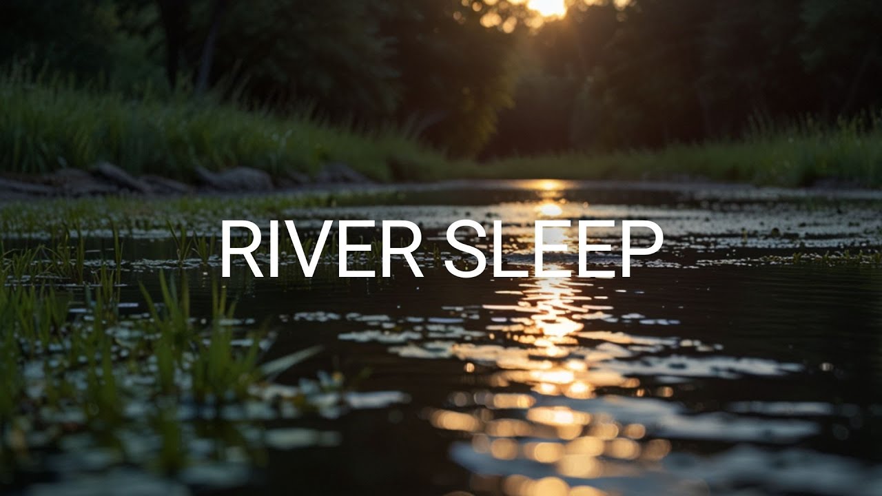 Misty River Sunset - Deep Sleep Ambience | Gentle Fade Out