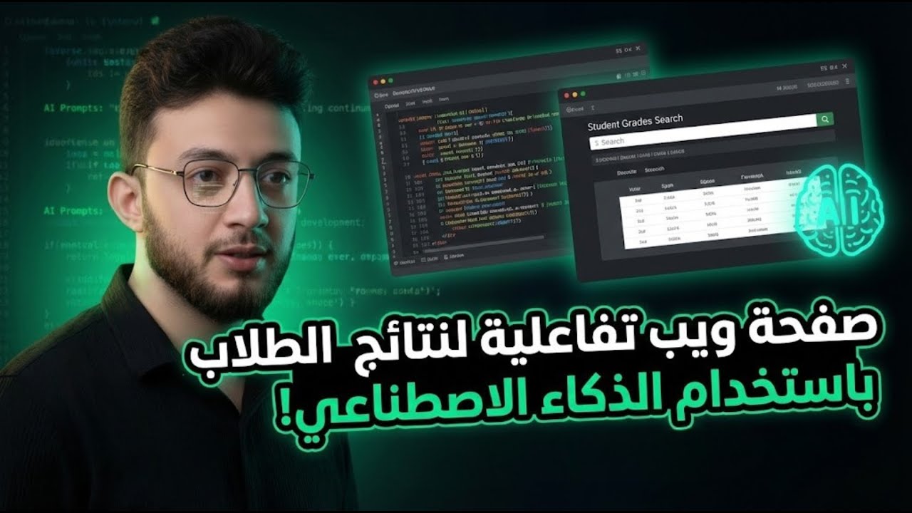 وداعا للجداول التقليدية! اصنع نظام بحث عن علامات الطلاب بذكاء AI 