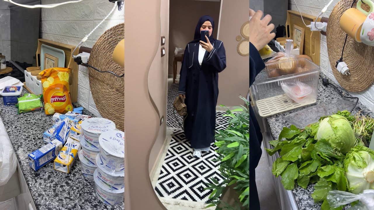 ايه اليوم الحلو ده😍 عزومه ولمه اصحاب ومشتريات للعيد ومشتريات التلاجه يلا بينا نعيش اليوم سوا🥳😍