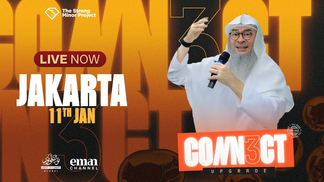 Sheikh Assim Al Hakeem Is LIVE from Jakarta! | Connect 3.0 ✨