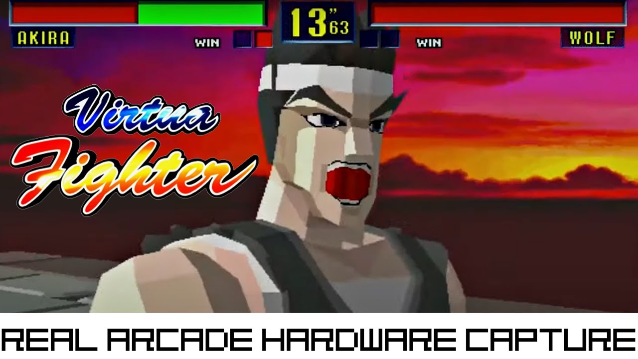 Virtua Fighter (Arcade, 1993) Real Arcade Hardware Capture