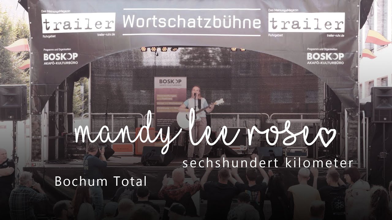 sechshundert kilometer | LIVE SESSION #5 | mandy lee rose @ Bochum Total
