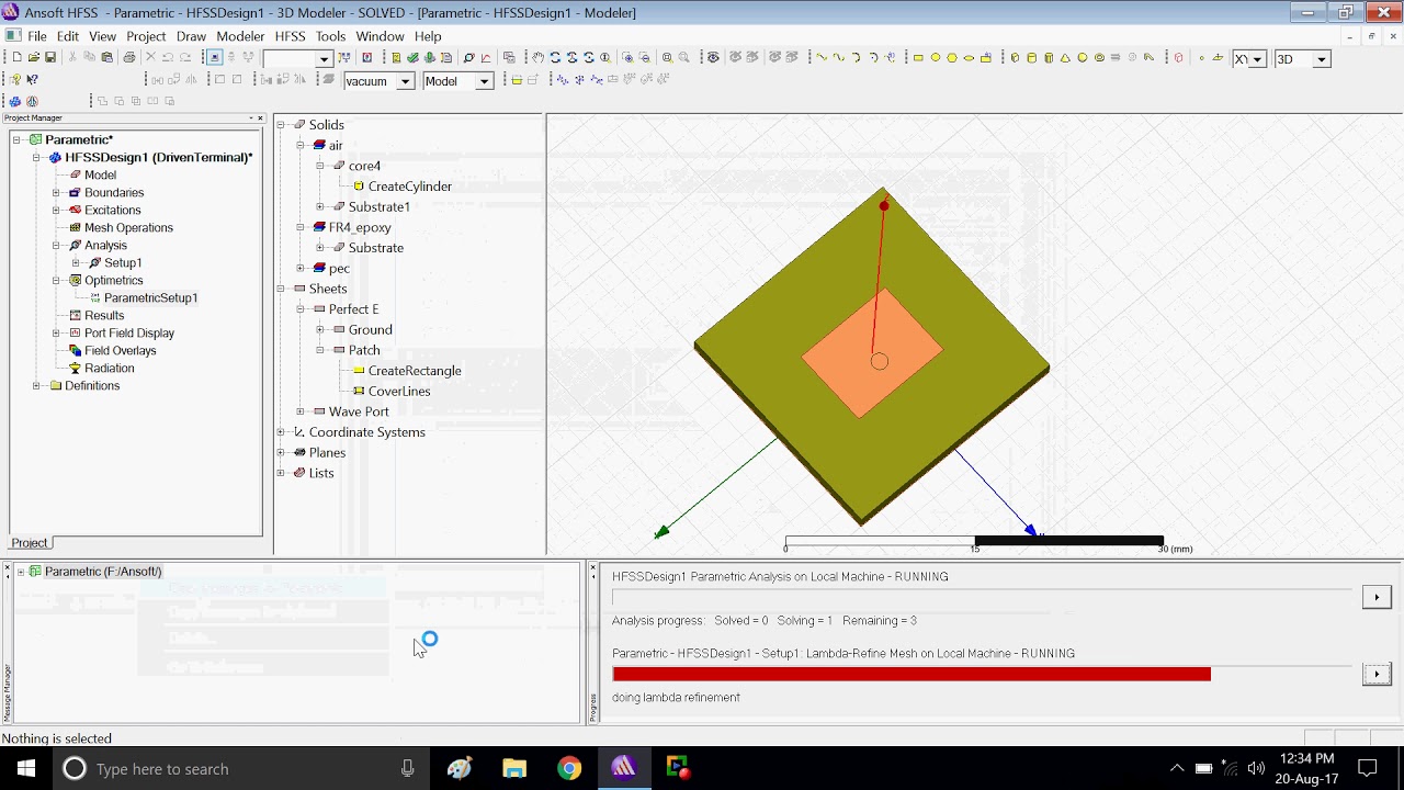 HFSS optimetrics optimization