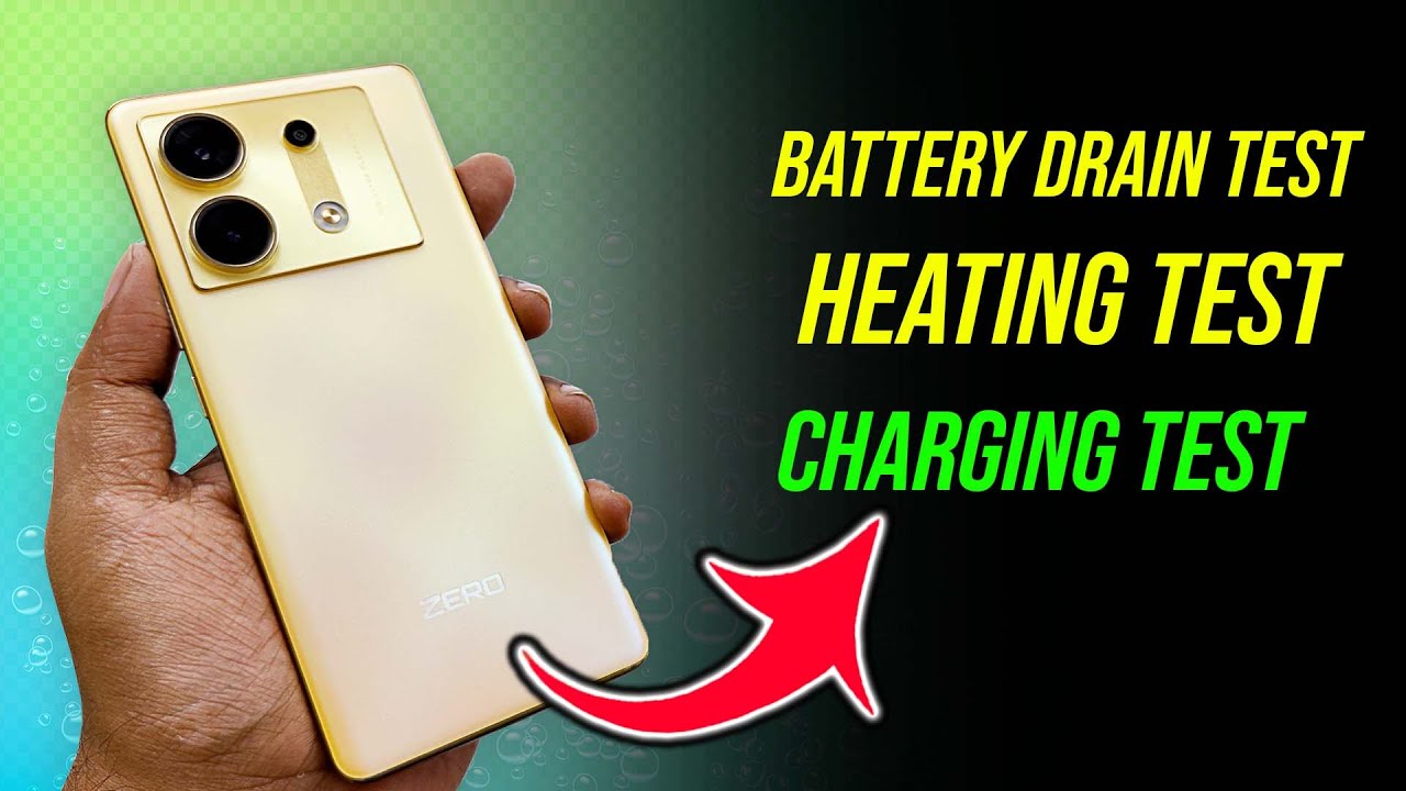 🔥 Infinix Zero 30 - Battery Drain Test, Heating Test & Charging Test