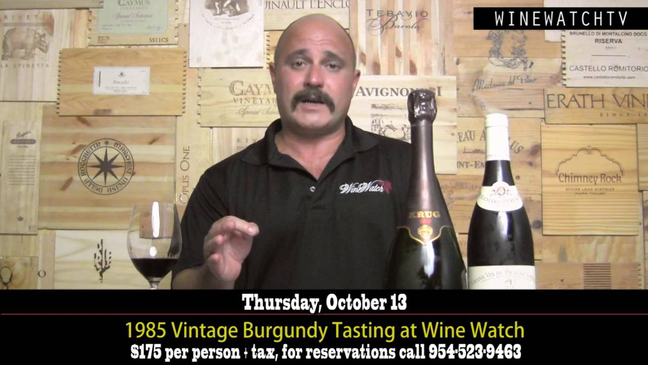 1985 Vintage Burgundy Tasting at Wine Watch