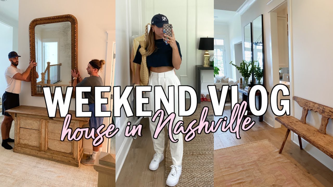 VLOG: House Updates & Prep for Guests, College Story Time, Summer Fashion Haul | Julia & Hunter