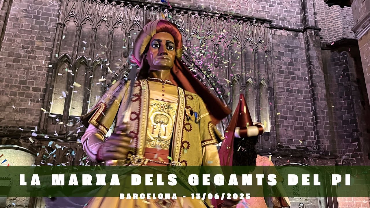 Marxa dels Gegants del Pi - Festes Quinquenals del Pi 2025 - 13/06/2025