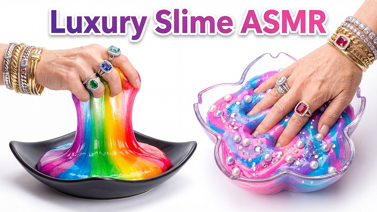 Most Satisfying Luxury Slime ASMR | No Talking, No Music, Just Pure Texture