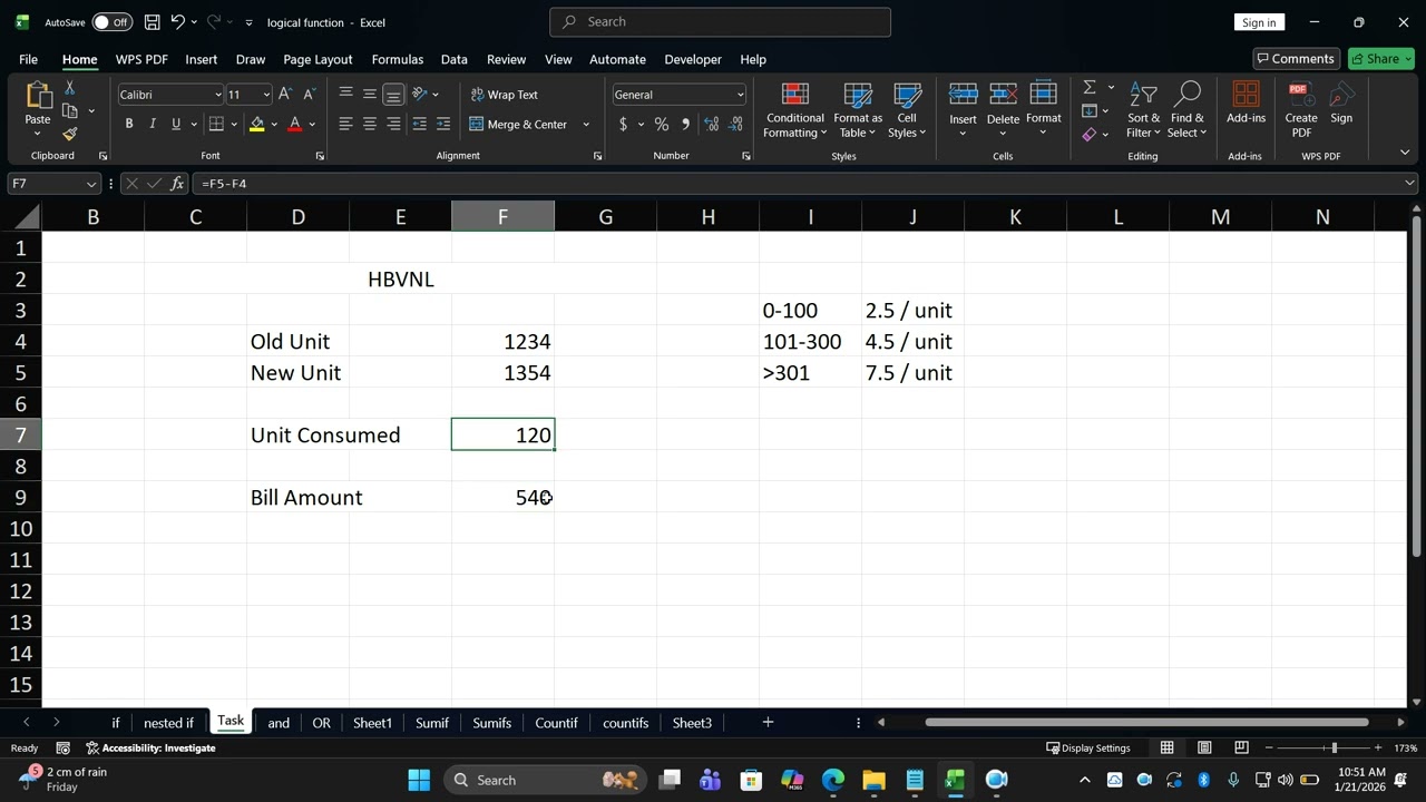 Logical & Financial Functions in Excel | IF, AND, OR, PMT, EMI Formula Hindi