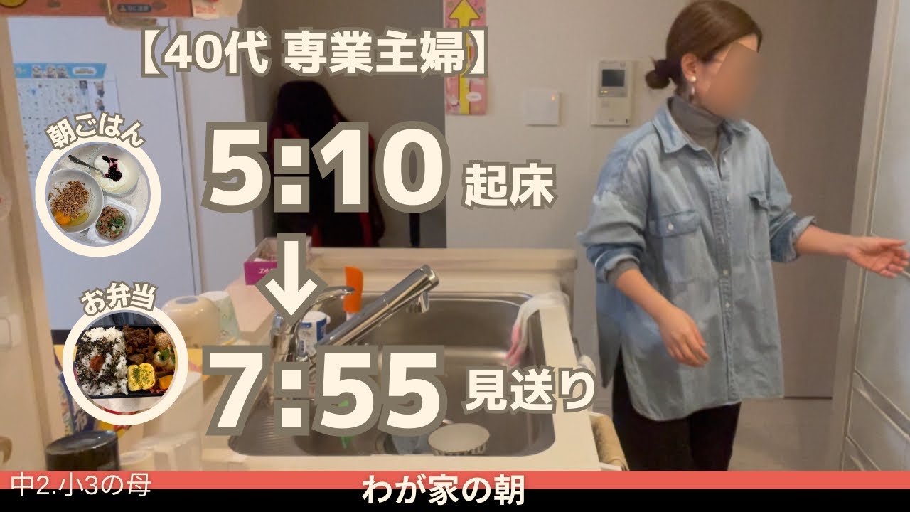 いつもの朝。