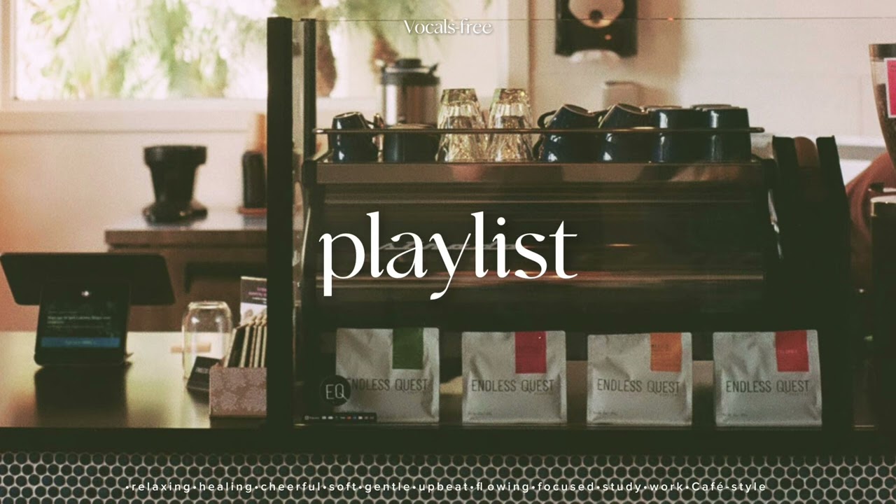 Playlist | ☕ Soft Coffee Shop Jazz – Calm Background Jazz Music for Relaxing, Studying & Reading