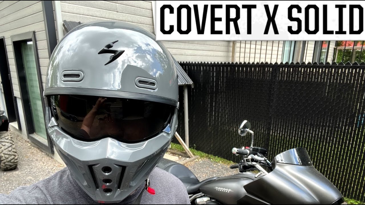 Scorpion Covert X Solid Modular Helmet