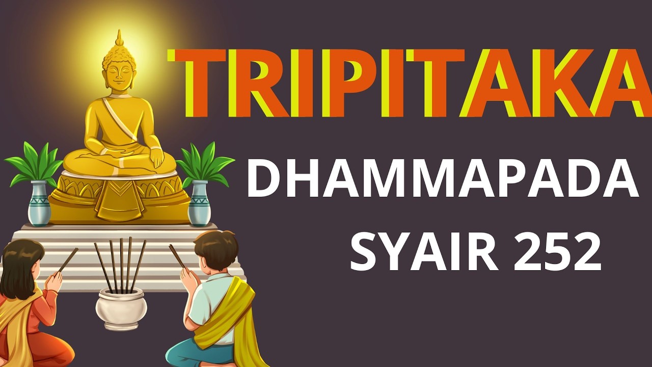 DHAMMAPADA SYAIR 252 || KITAB SUCI TIPITAKA | PENDIDIKAN AGAMA BUDDHA