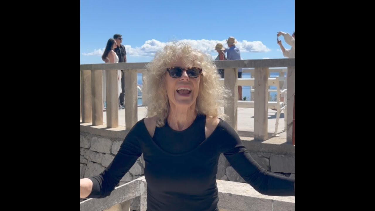Judy Carmichael exploring Split, Croatia