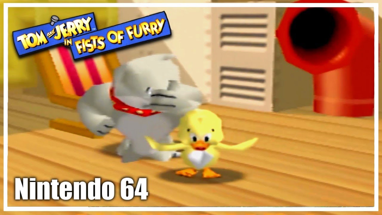 Tom and Jerry in Fists of Furry 100% Nintendo 64 Walkthrough (Duckling)