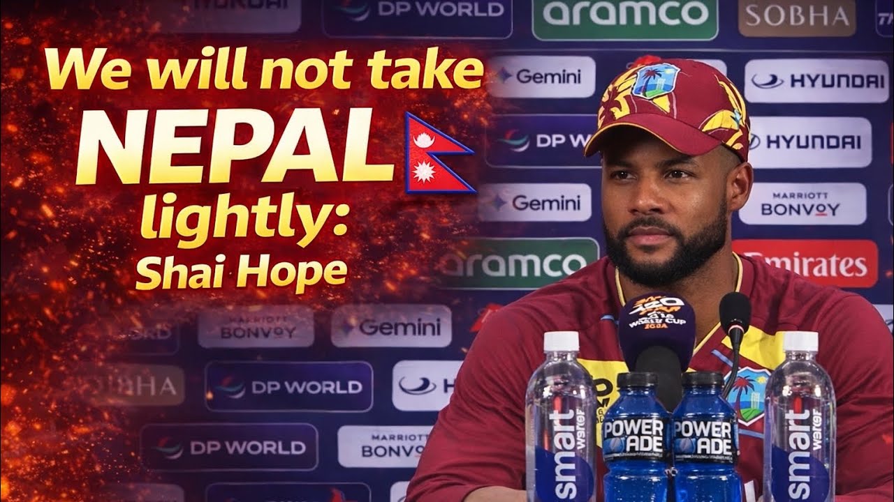 We will not take Nepal Lightly #nepalvswestindies #shaihope #nepalcricket #t20worldcup2026 