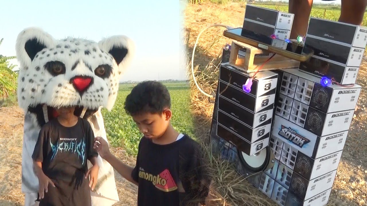 Dimakan barongan lagi asyik joget sound miniatur