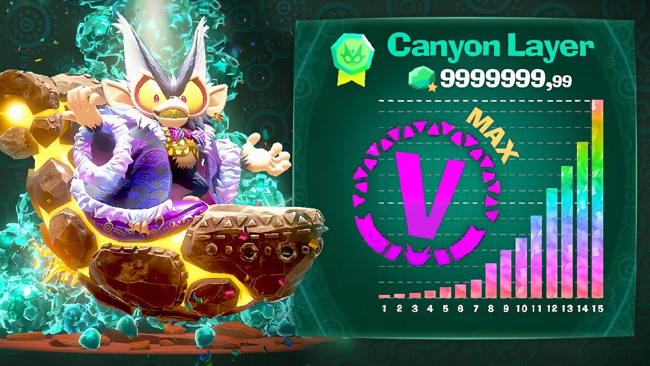 Donkey Kong Bananza DLC - Emerald Rush: Canyon Layer ( Difficulty 7 / V-Rank )
