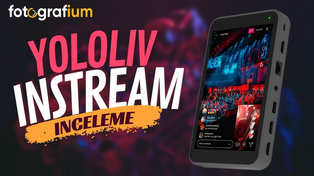 YoloLiv Instream Canlı Yayın Cihazı (Tiktok, İnstagram) | fotografium.com