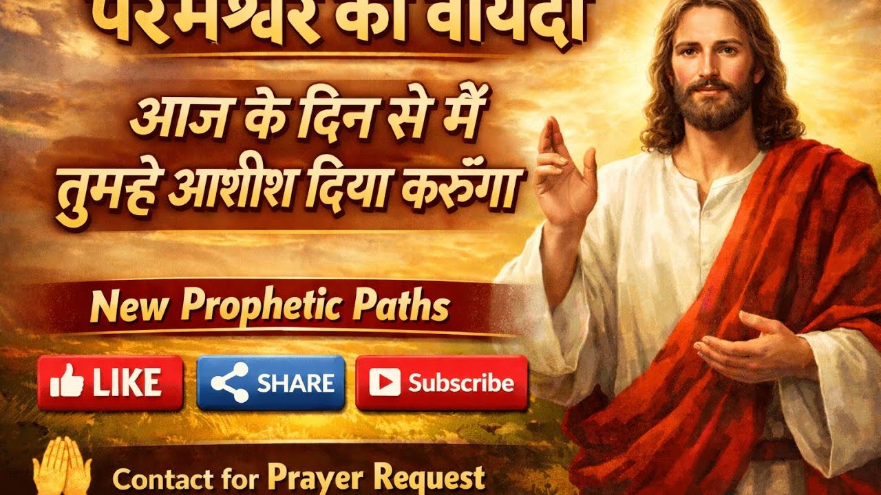 आशीष प्रार्थना / Aaj ki Ashish Prarthana / Subah ki Prarthana 