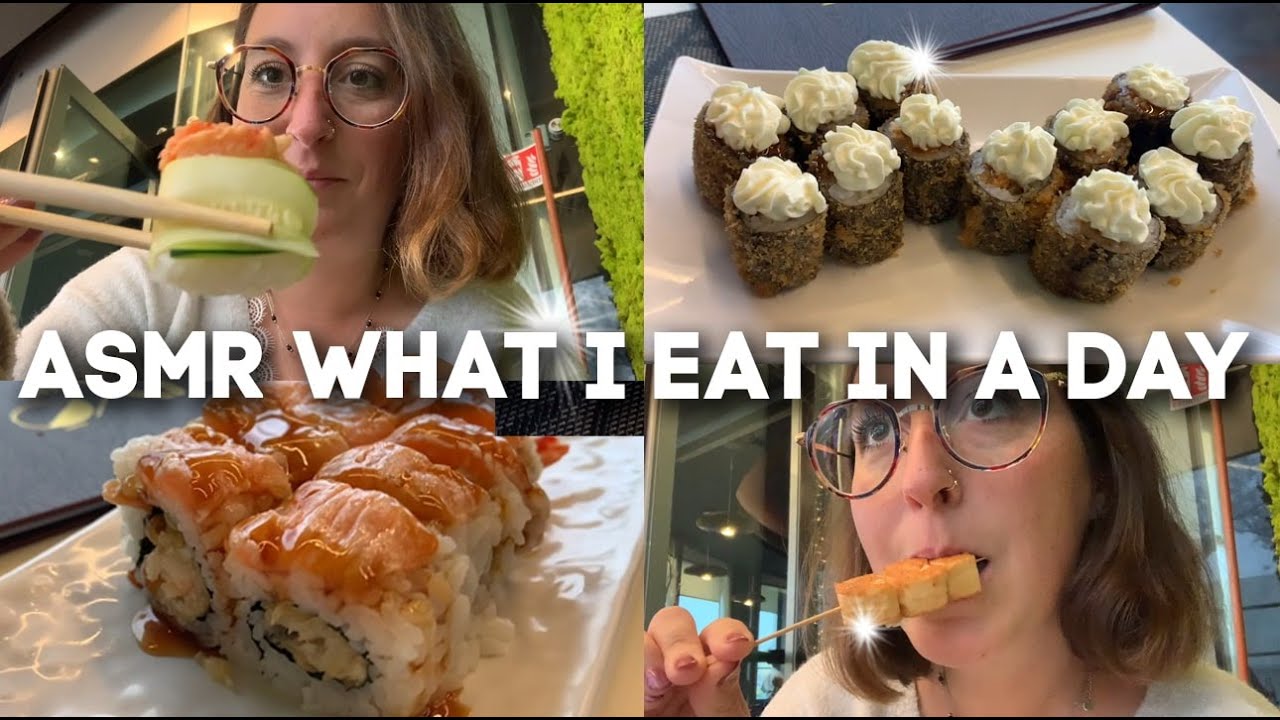 ASMR | WHAT I EAT IN A DAY dans un restaurant à volonté 🤤