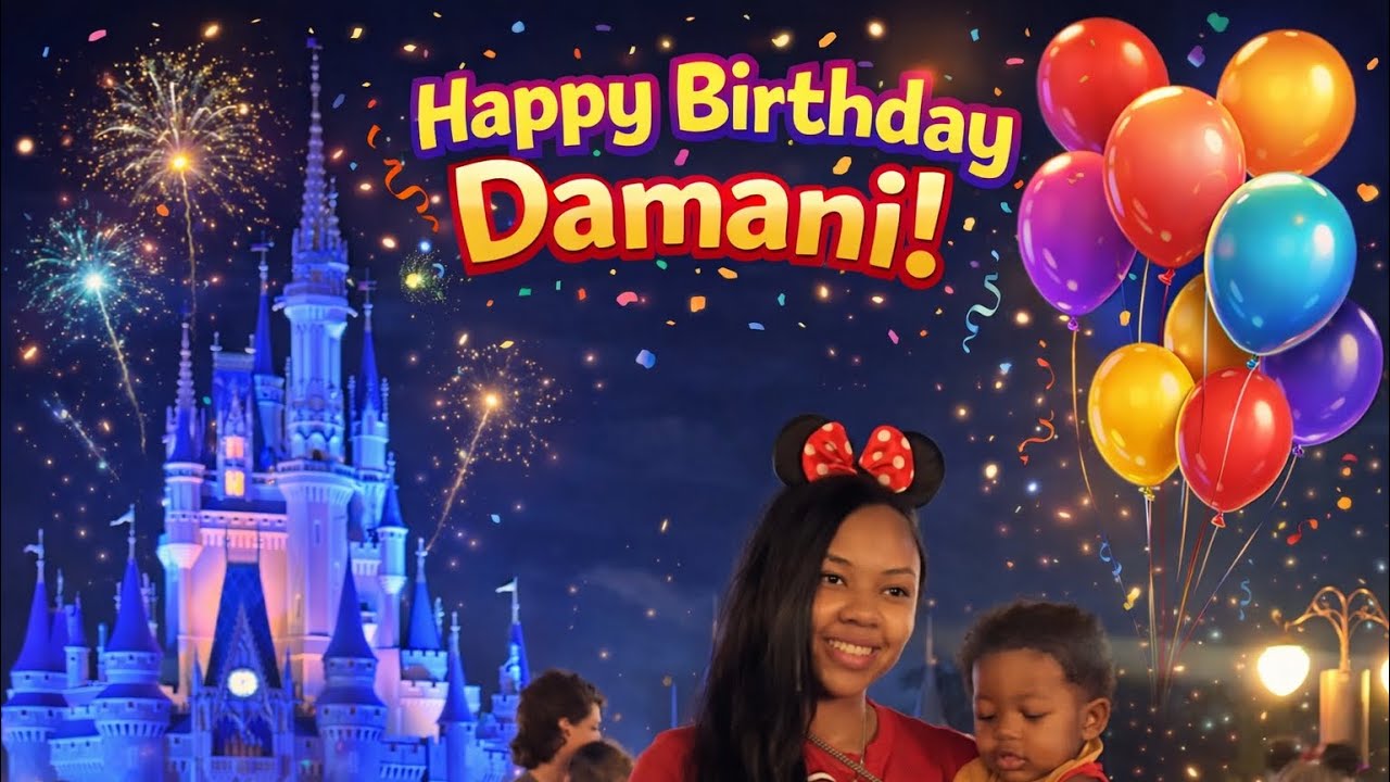 Disney World | Magic Kingdom For Damani Bday