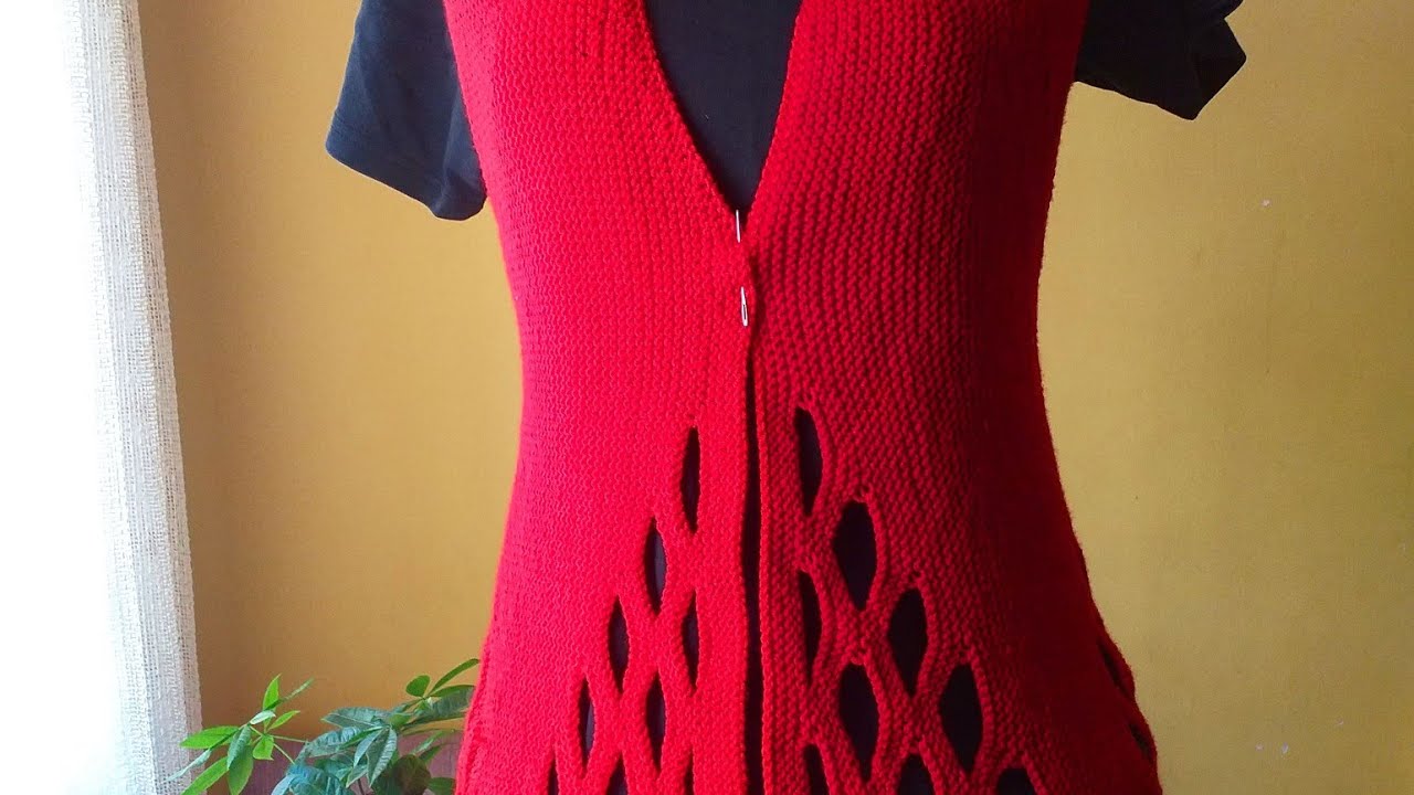 Объяснение женского жилета Red Fan, часть 1 с @evdehobi разное