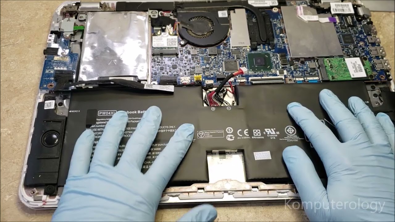 How to replace battery on HP Spectre TouchSmart 15-4011nr. Full HD