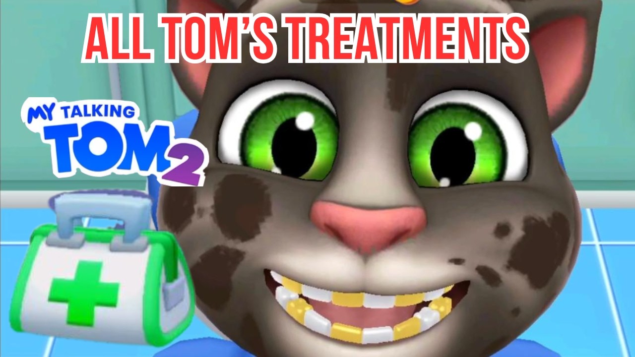 Мой геймплей по игре Talking Tom 2: Первая помощь || Все виды лечения от Talking Tom в обновлении...