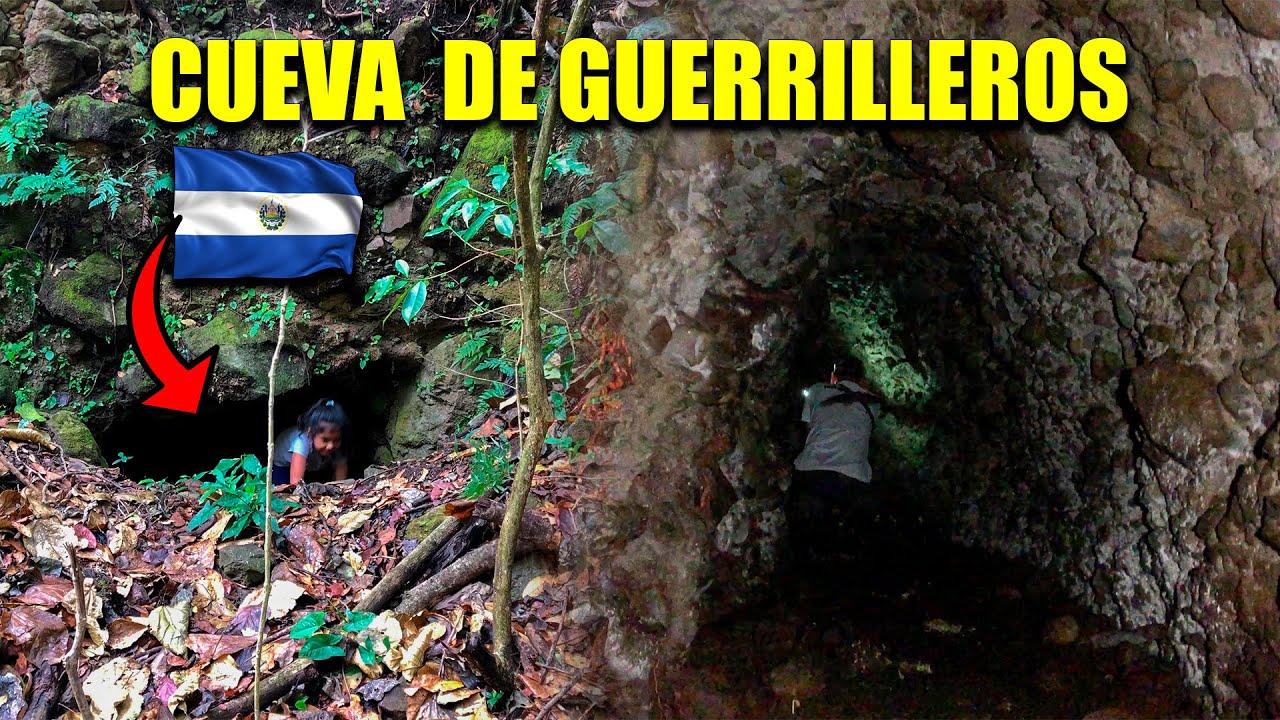 LA CUEVA DONDE HABITABAN PERSONAS l AQUÍ SUBIENDO LA MONTAÑA DE LA CIUDAD DE JUCUAPA EN EL SALVADOR