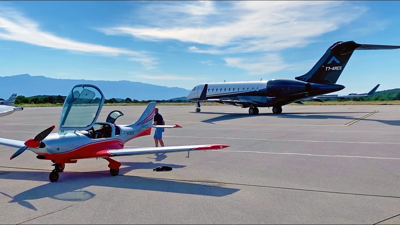 VL3 Ultraleicht, Nonstop Kroatien - Altiport Megève, french Alpes!
