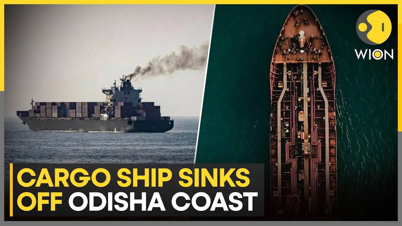 Panama-Flagged Cargo Ship Sinks Off Odisha Coast, Rescue Mission Ongoing | WION News