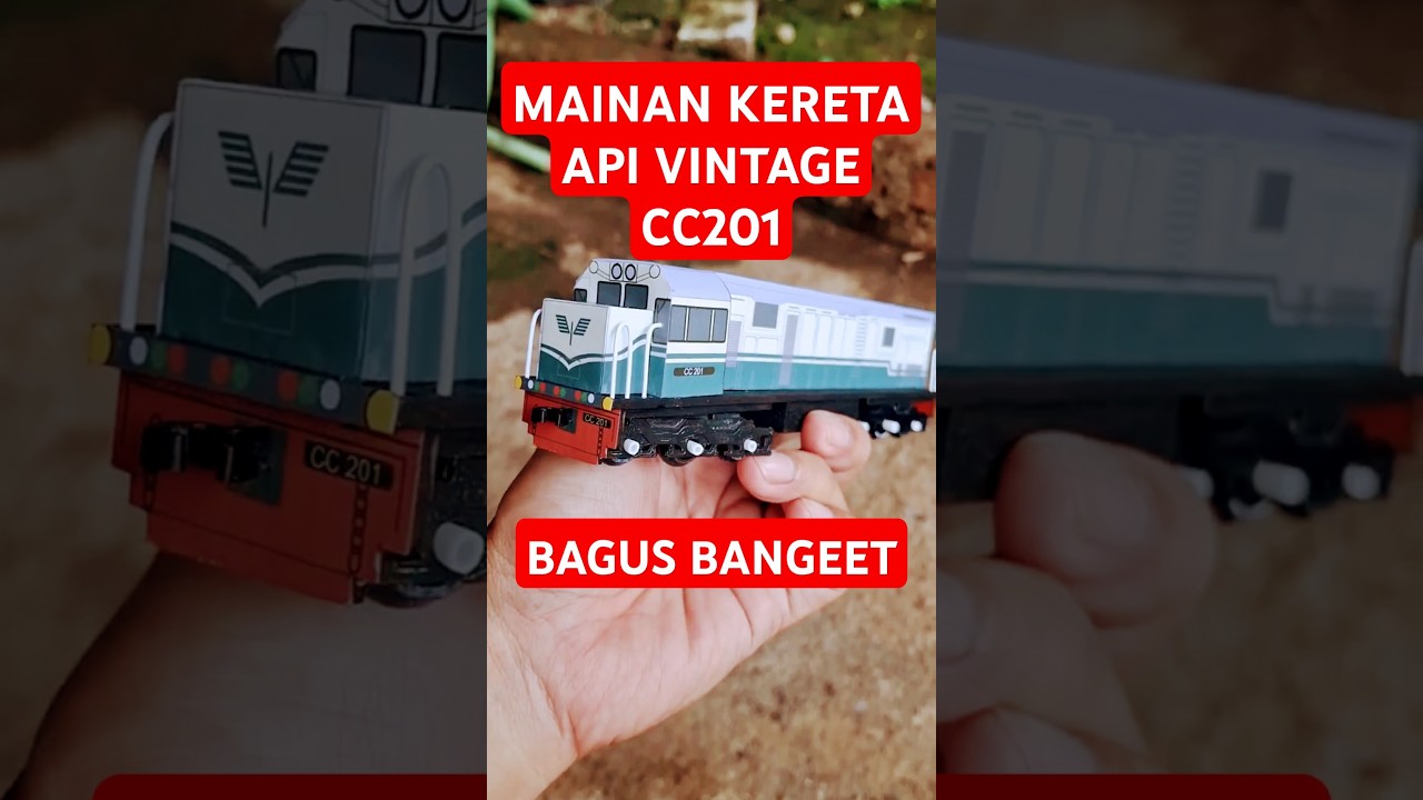KERETA API LOKOMOTIF VINTAGE CC201 || 