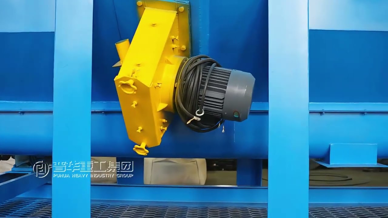 Mesh Belt Shot Blasting Machine Completed | Puhua Heavy Industry Factory Update