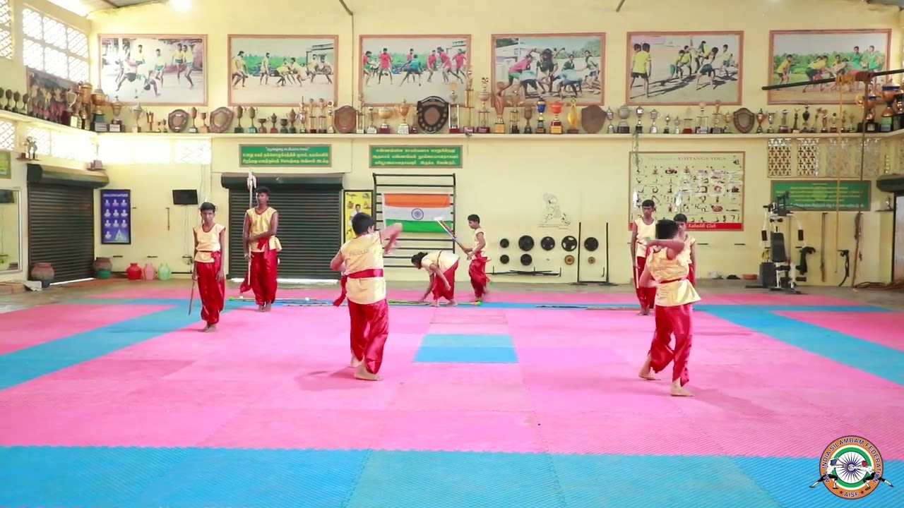AISF-Silambam -  Kuzhu Demonstration only