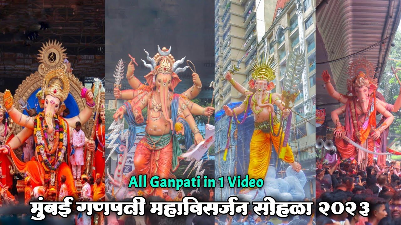 Mumbai Biggest Ganpati Maha Visarjan 2023 | U NEVER SEEN BEFORE😱 | BIGGEST GANPATI VISARJAN 2023