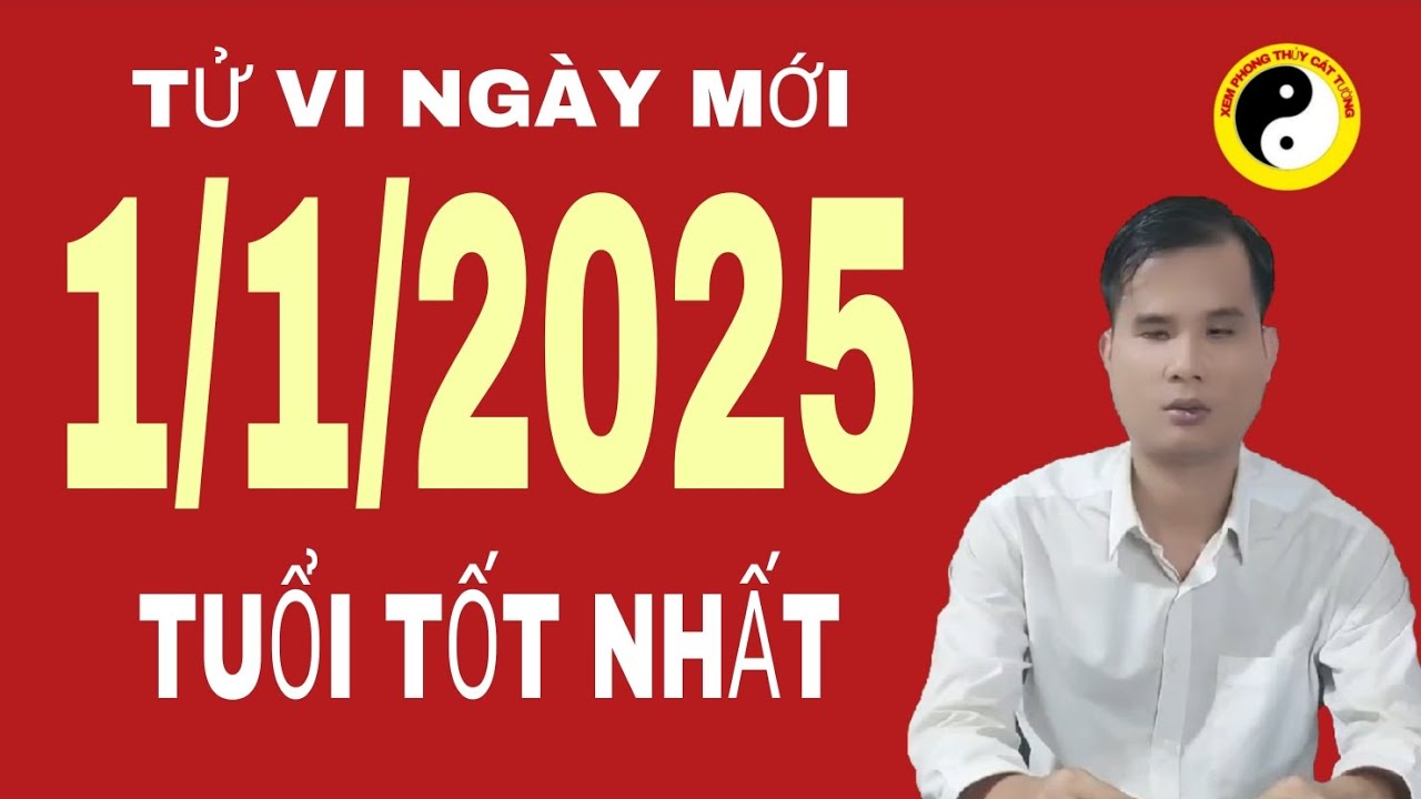 tử vi hàng ngày 1/1/2025 tuổi tốt nhất