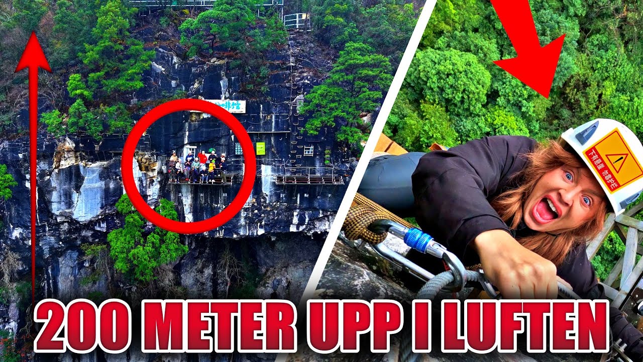 200 METER UPP PÅ EN KLIPPVÄGG 😱