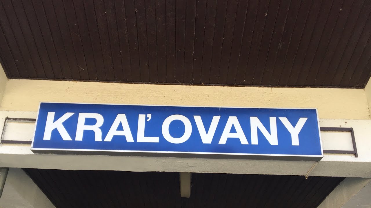 Vlaky v stanici Kraľovany