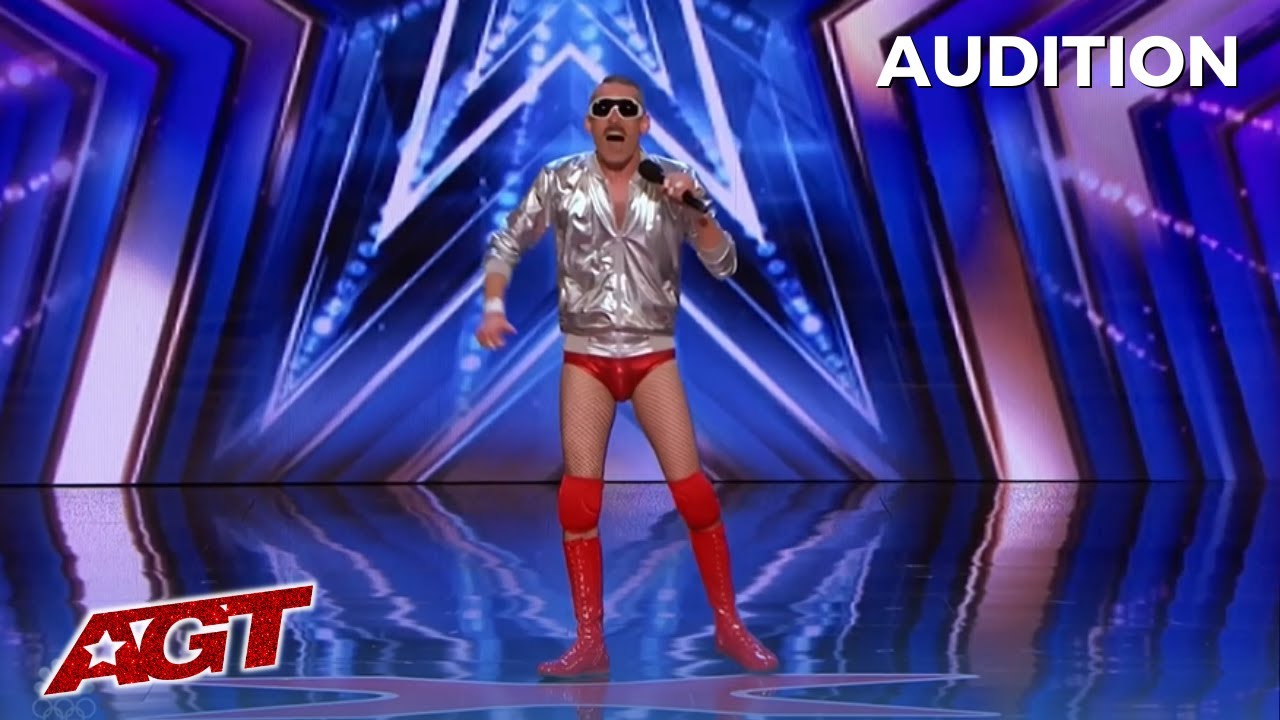 Pro-Wrestler Wannabe TRASH TALKS on America's Got Talent - Gets LOUDEST Boo From Crowd Ever!