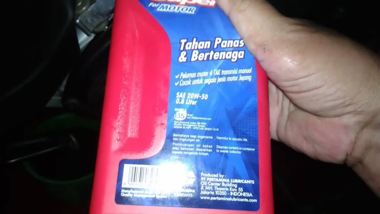 review: Ganti oli mesran super dengan mesran super motor, makin encer tetap halus mesinnya drain