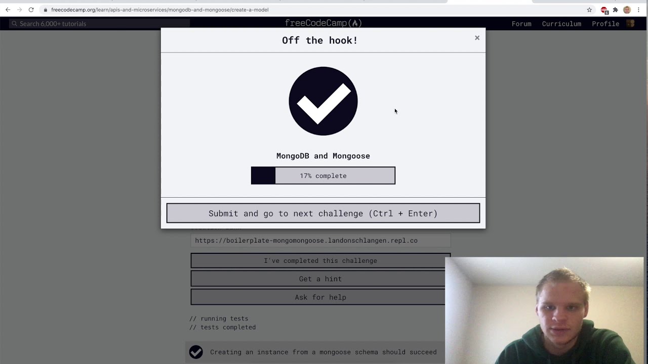 MongoDB and Mongoose | FreeCodeCamp