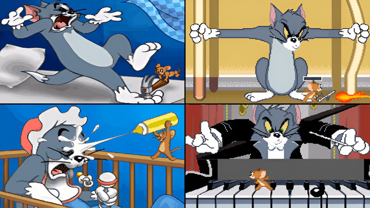 Tom and Jerry Tales All Bosses (No Damage With Ending) GBA
