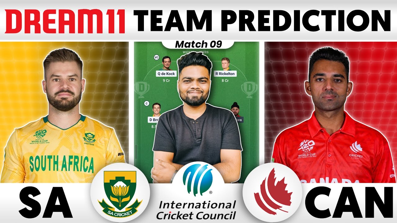 SA vs CAN Dream11 Prediction | SA vs CAN Dream11 Team | South Africa vs Canada T20 Dream11 Team