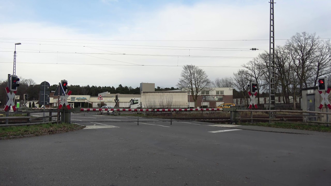 Bahnübergang Rheine Mesum, Moorstraße (D) // Railroad crossing // Passaggio a livello